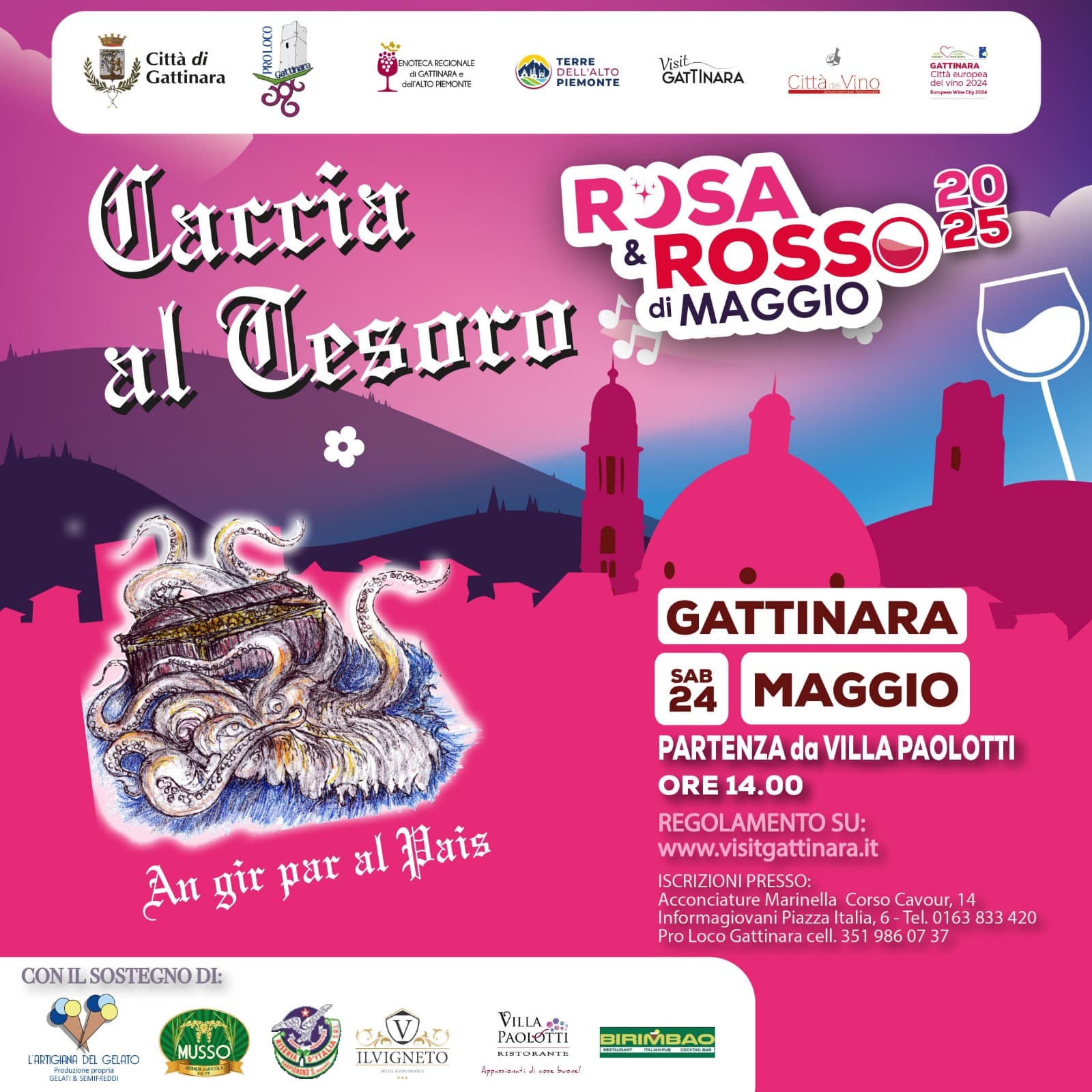 Caccia al tesoro, iscrizioni aperte!