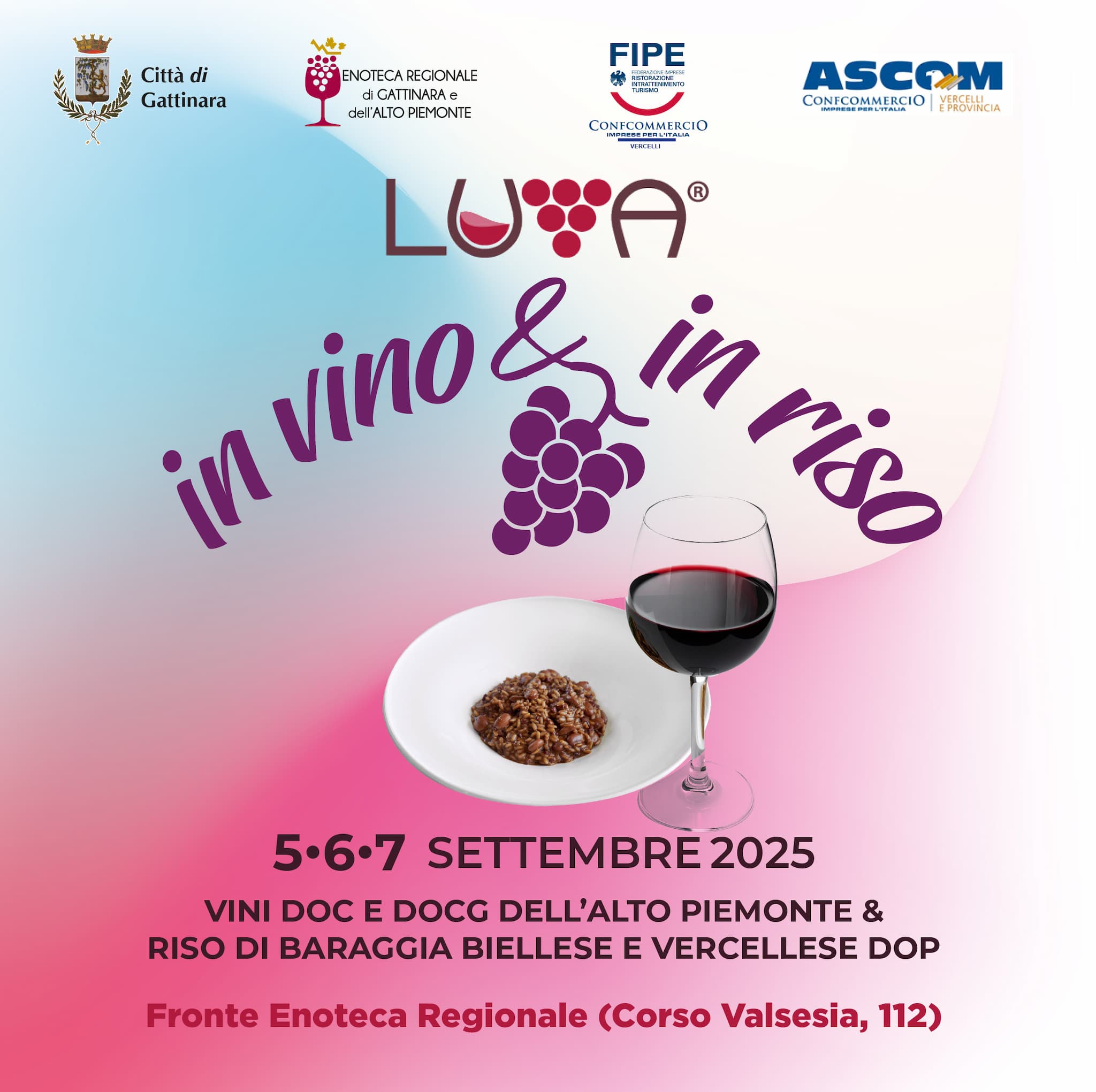 “In Vino & In Riso” a LUVA 2025