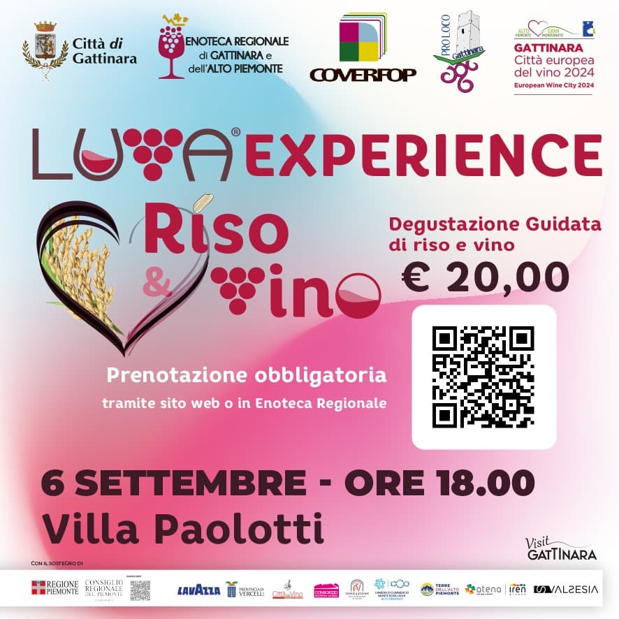 LUVA Experience, Riso&Vino