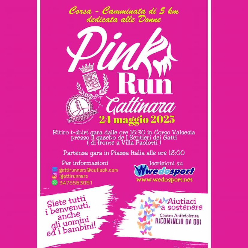 Pink Run: correre insieme contro la violenza sulle donne