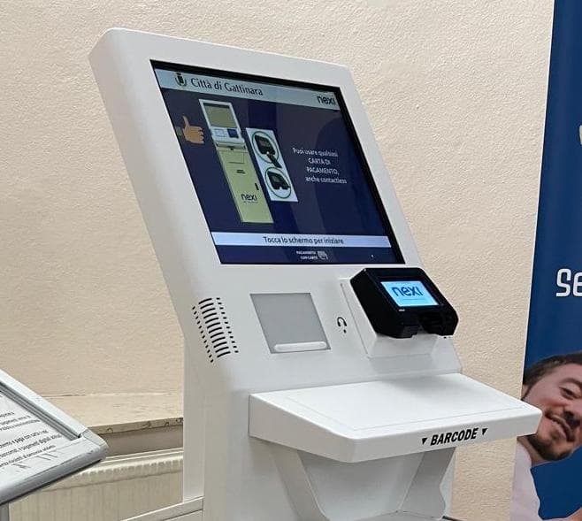 Gattinara sempre più digitale: attivato il nuovo Totem Nexi 