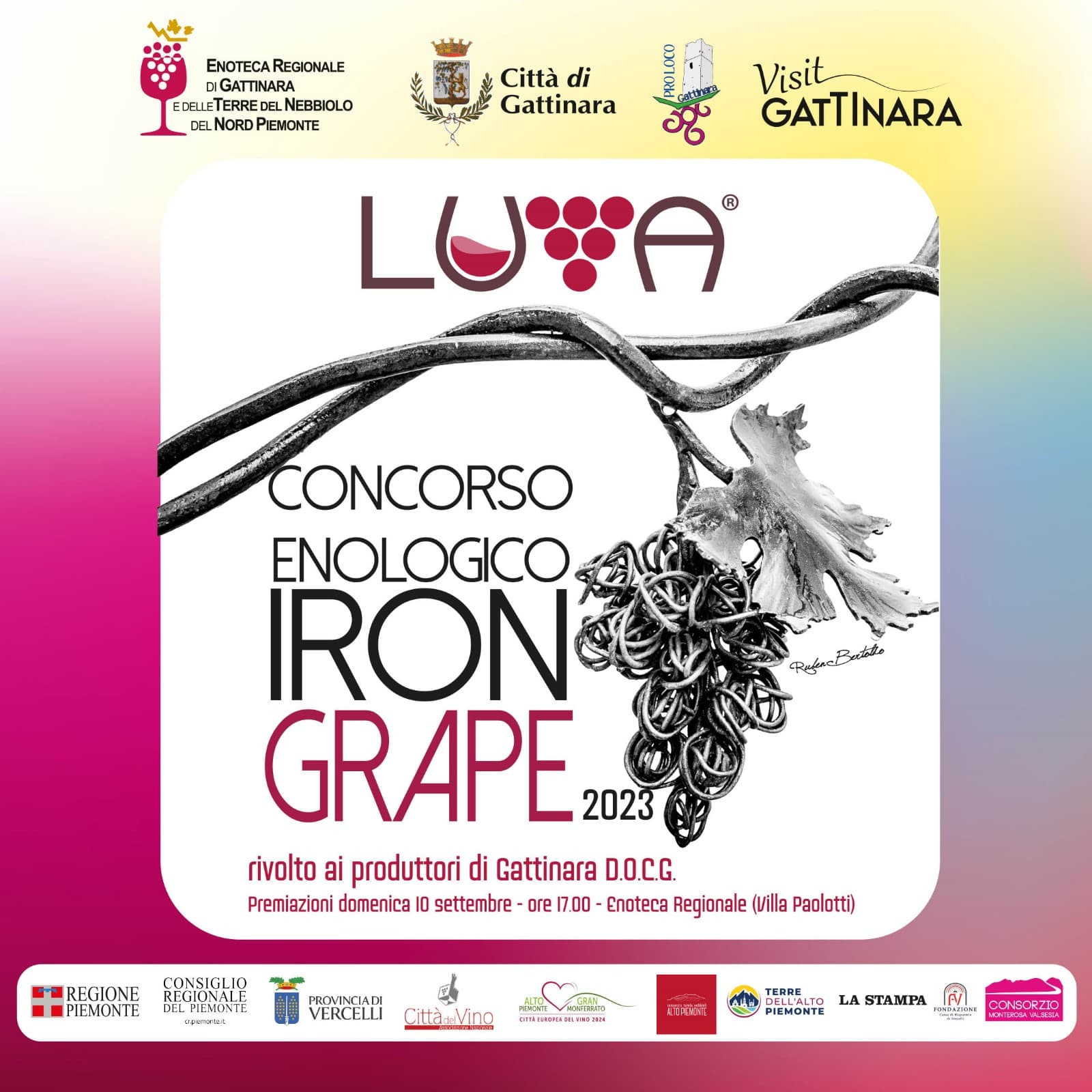 Iron Grape, a LUVA il concorso enologico per i produttori di Gattinara D.O.C.G.