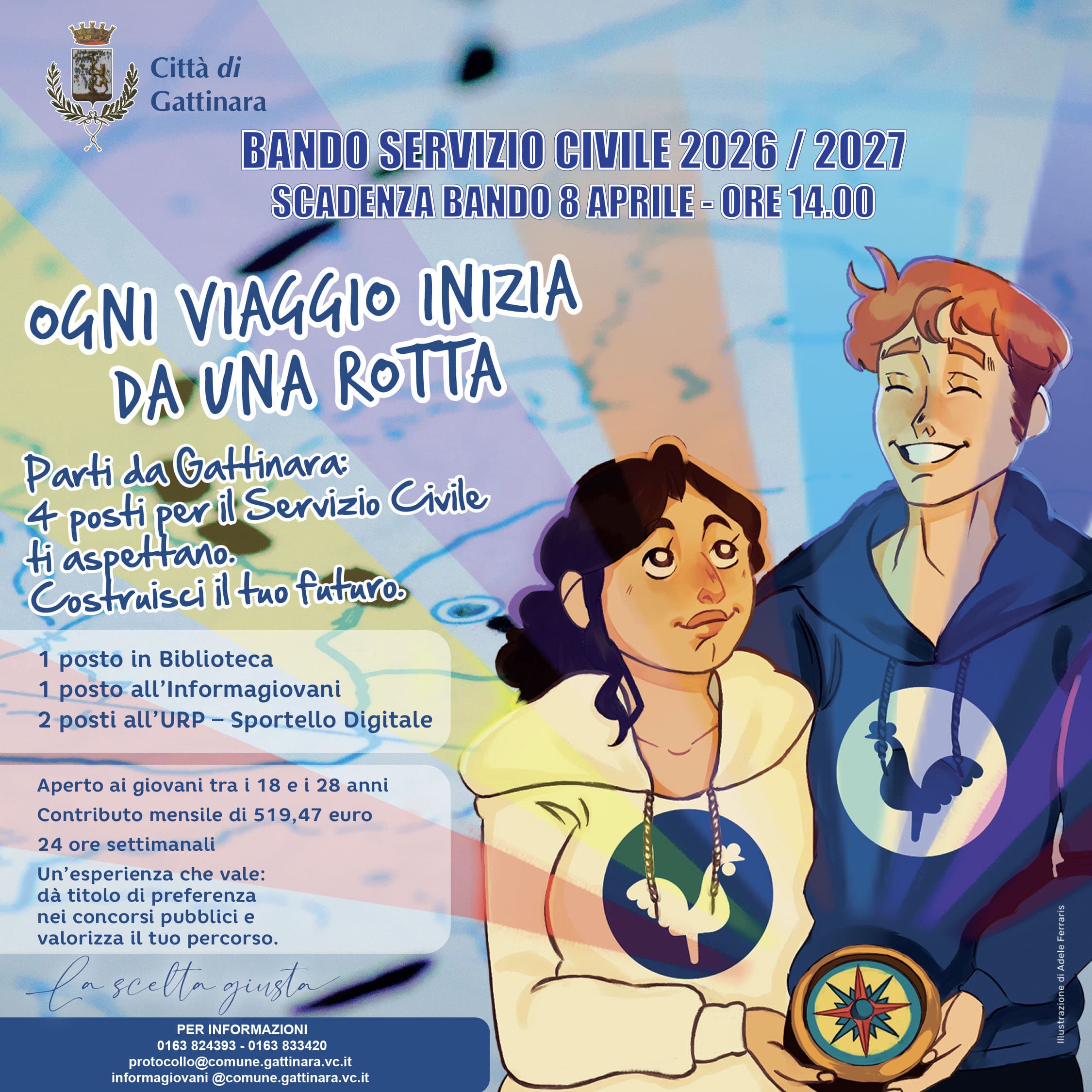 Servizio civile: al via il nuovo bando