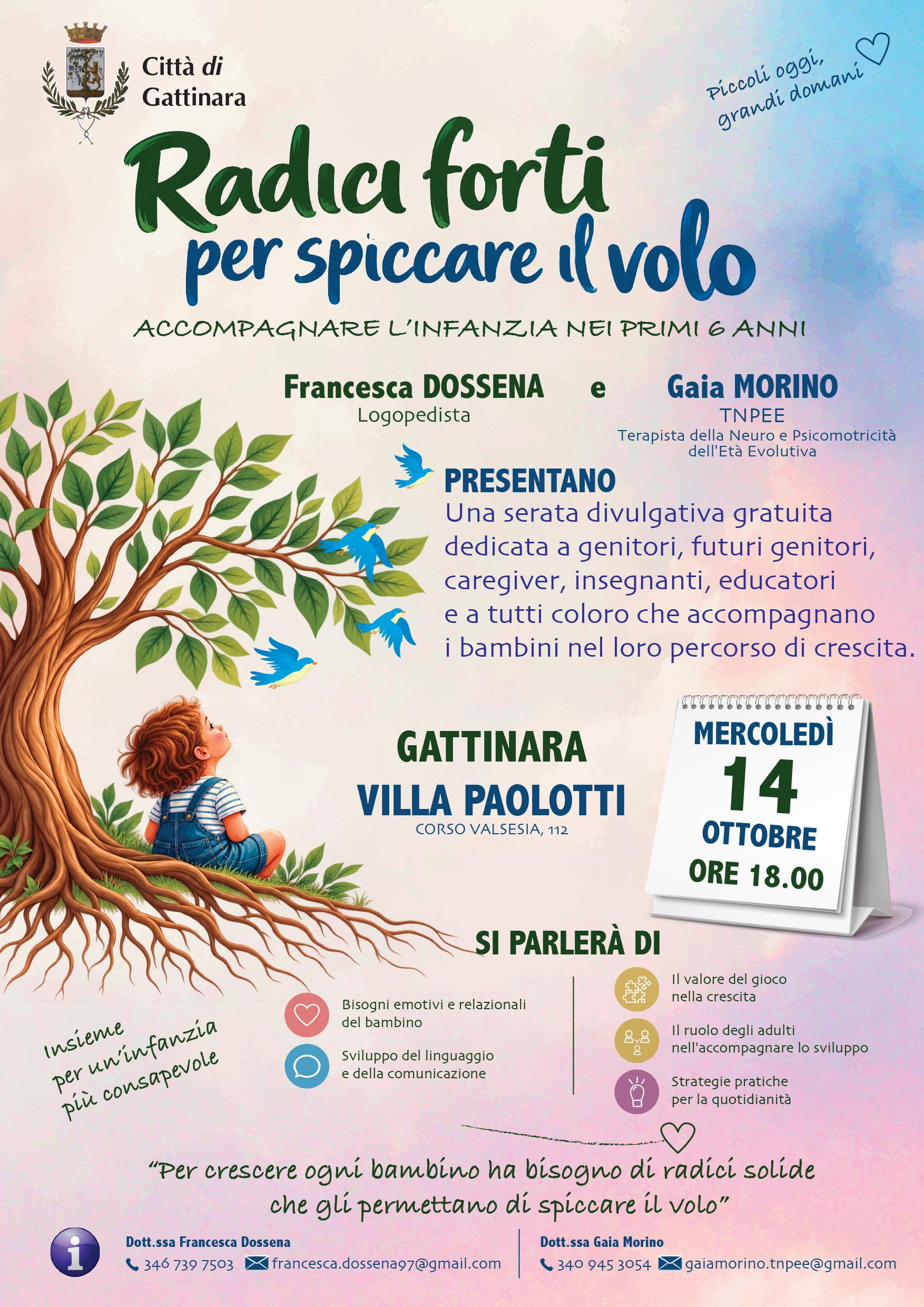 Una serata dedicata alla crescita dei bambini