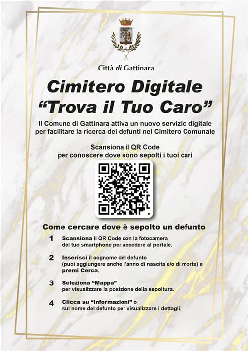 Un QR Code per trovare il proprio caro al cimitero