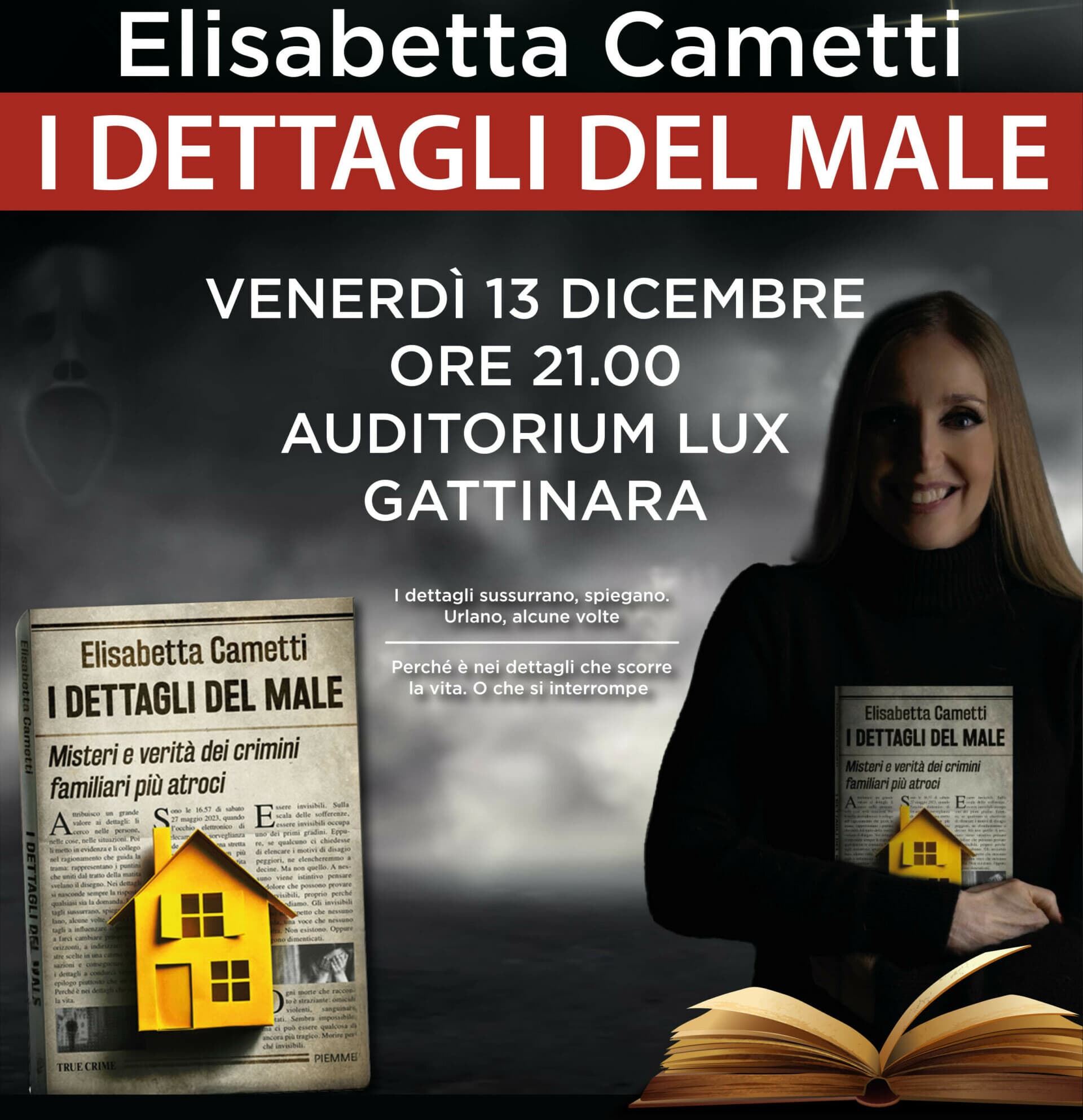 Gattinara celebra il talento letterario con Elisabetta Cametti e il suo nuovo thriller