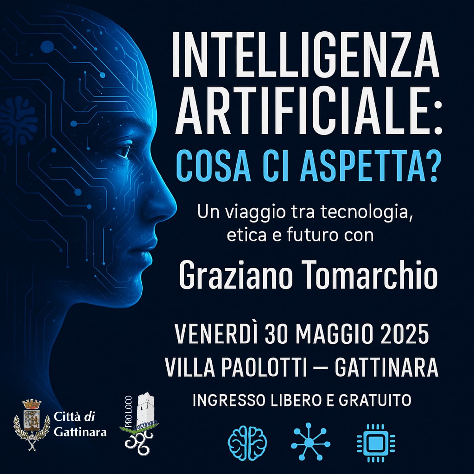 Incontro divulgativo: "INTELLIGENZA ARTIFICIALE: cosa ci aspetta?"