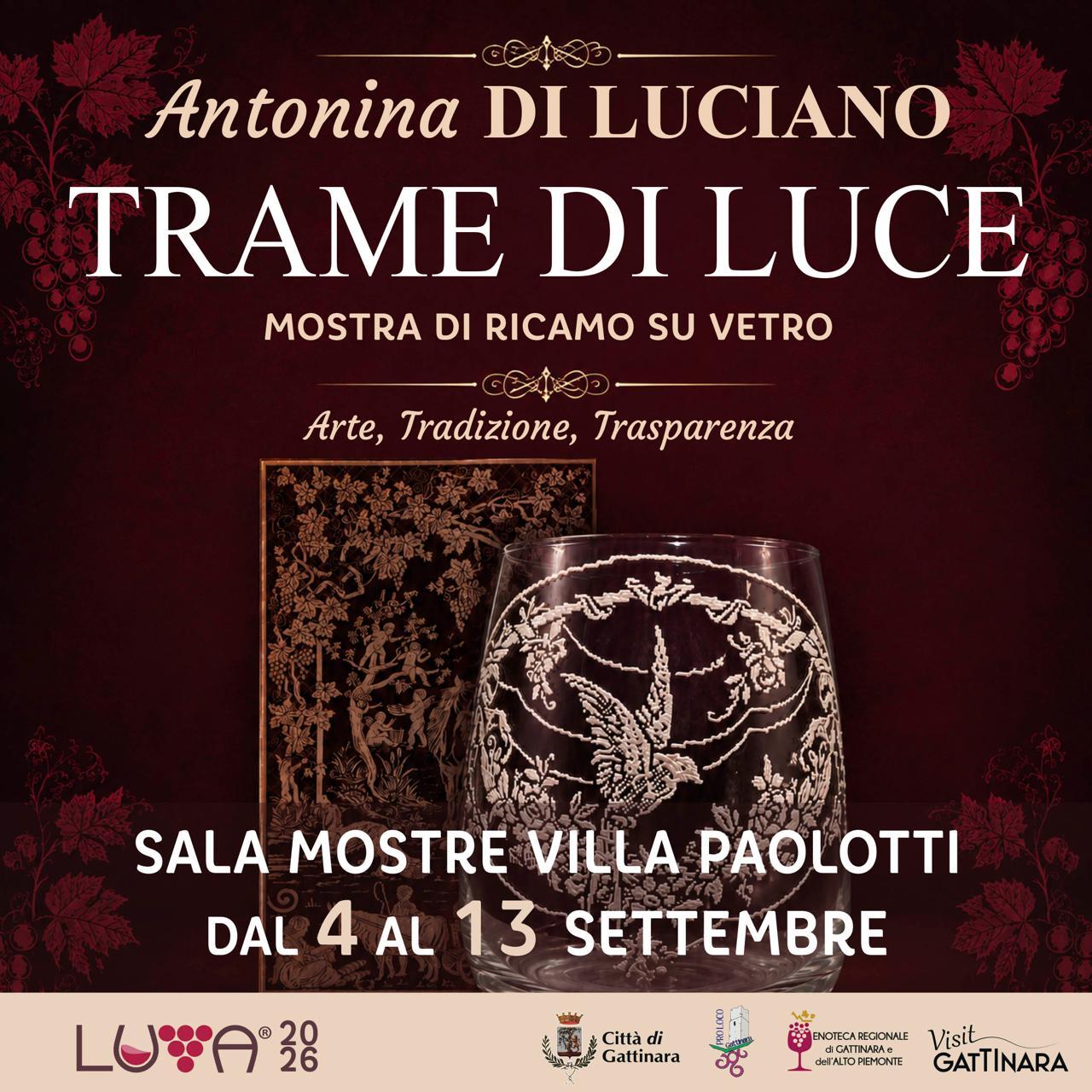 “Trame di Luce”, la sorprendente mostra di Antonina Di Luciano