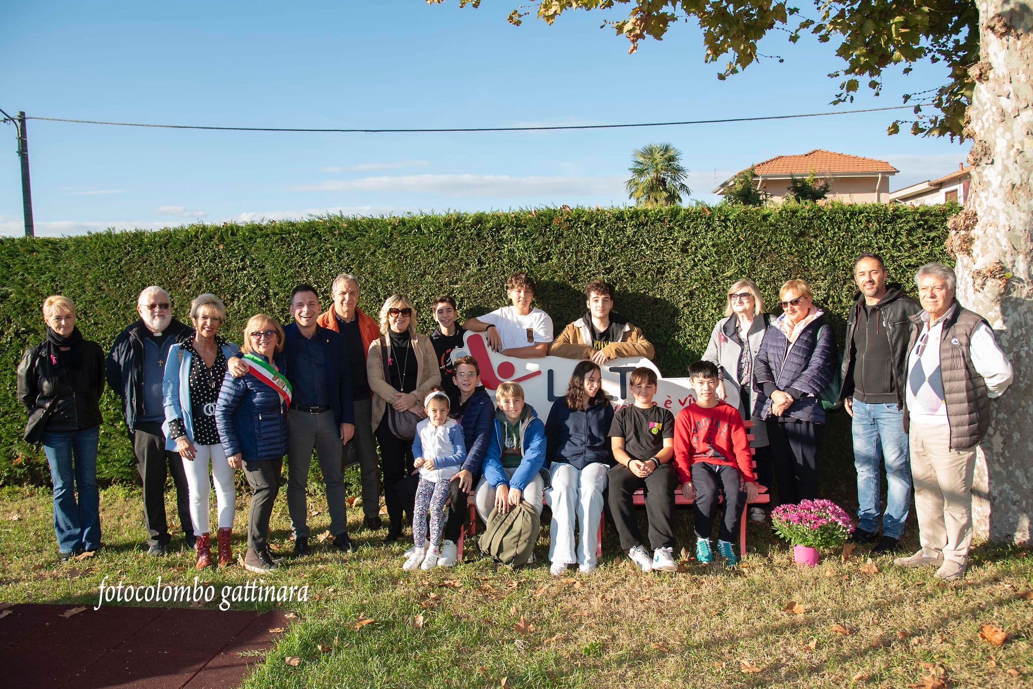 Inaugurata la Panchina Rosa LILT al Parco di San Bernardo